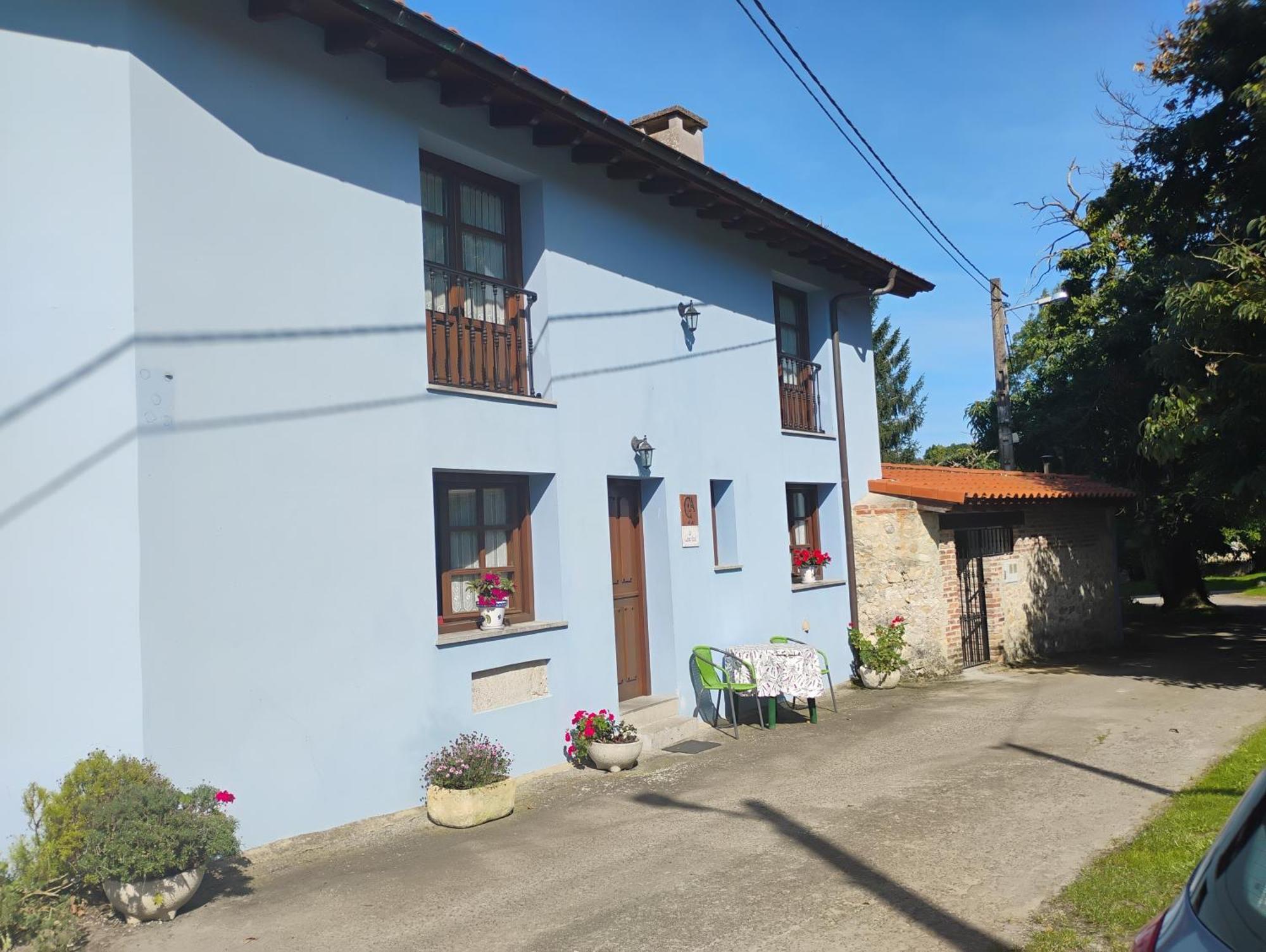 Casa Rural Casa Azul Villahormes エクステリア 写真